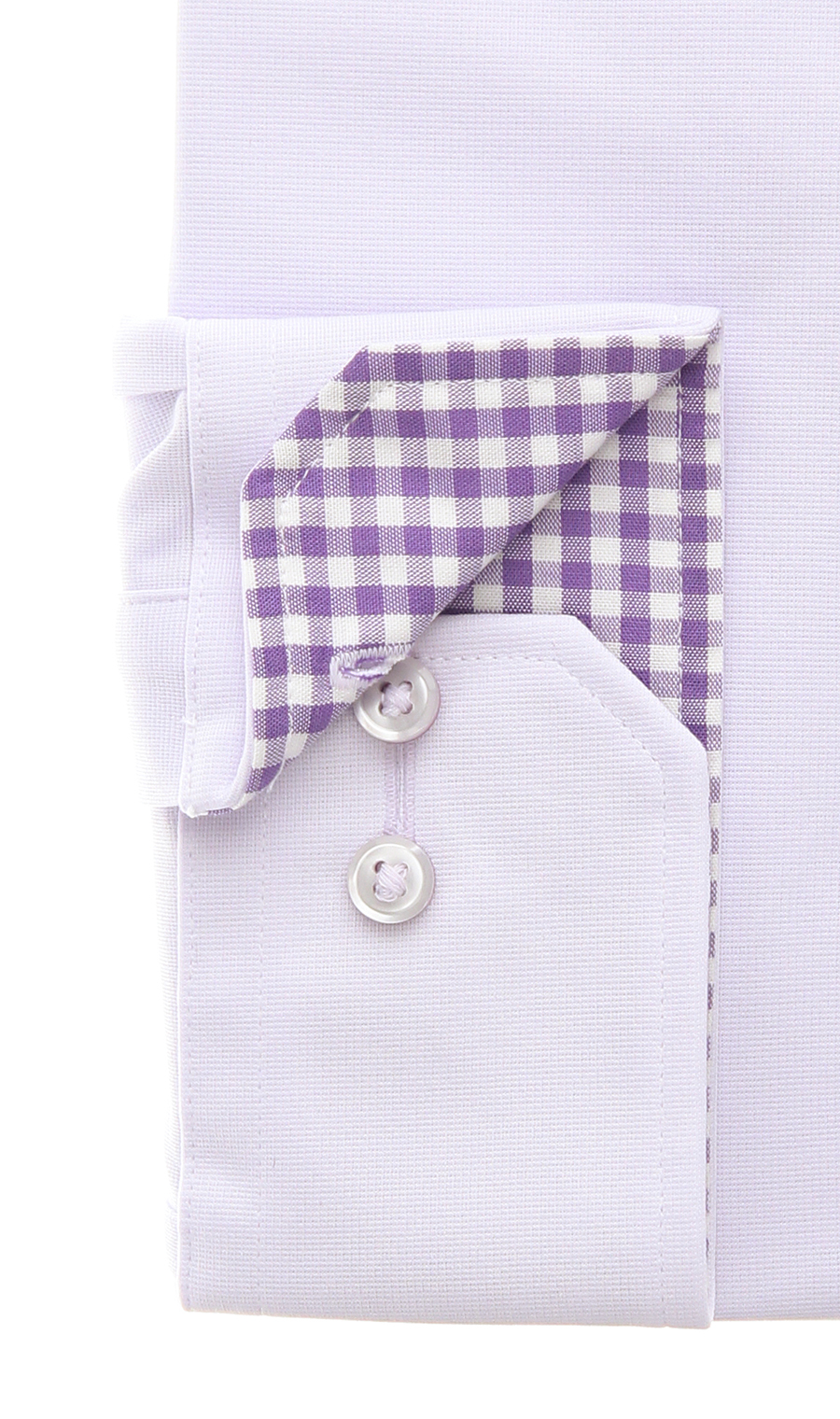 ワイドカラーワイシャツ【NON IRONTECH】【#すごシャツ】 パープル 首周り:37cm,裄丈:78cm