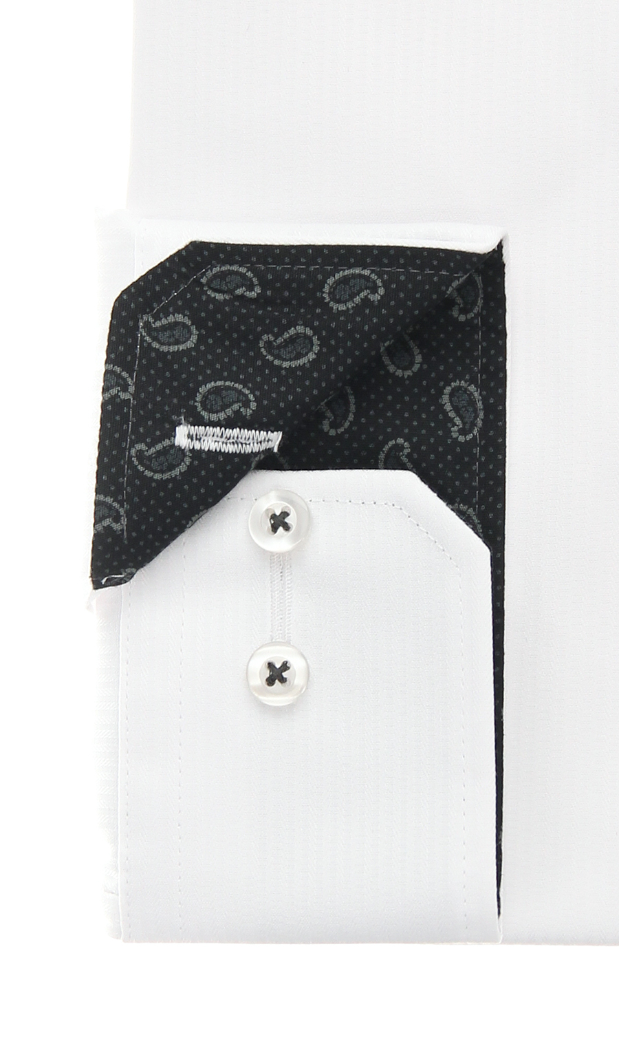 レギュラーカラーワイシャツ【Technical Cotton】 ホワイト 首周り:37cm,裄丈:78cm