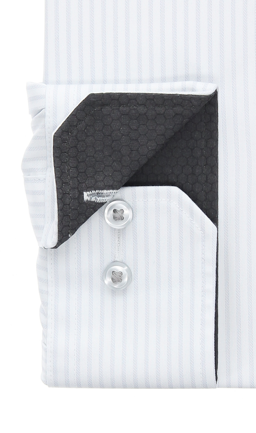 ボタンダウンワイシャツ【Technical Cotton】【COOL TECHNOLOGY】 グレー系 首周り:39cm,裄丈:84cm