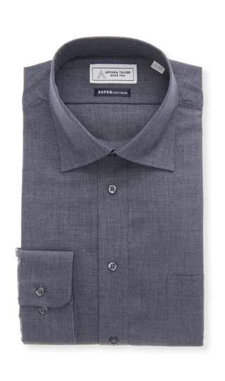 ワイドカラーワイシャツ【OEKO-TEX】【デニムライク】