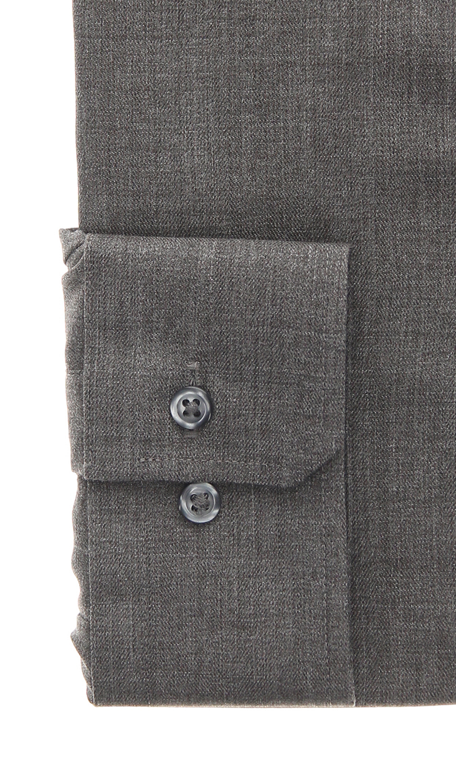 ワイドカラーワイシャツ【OEKO-TEX】【デニムライク】 グレー 首周り:39cm,裄丈:82cm