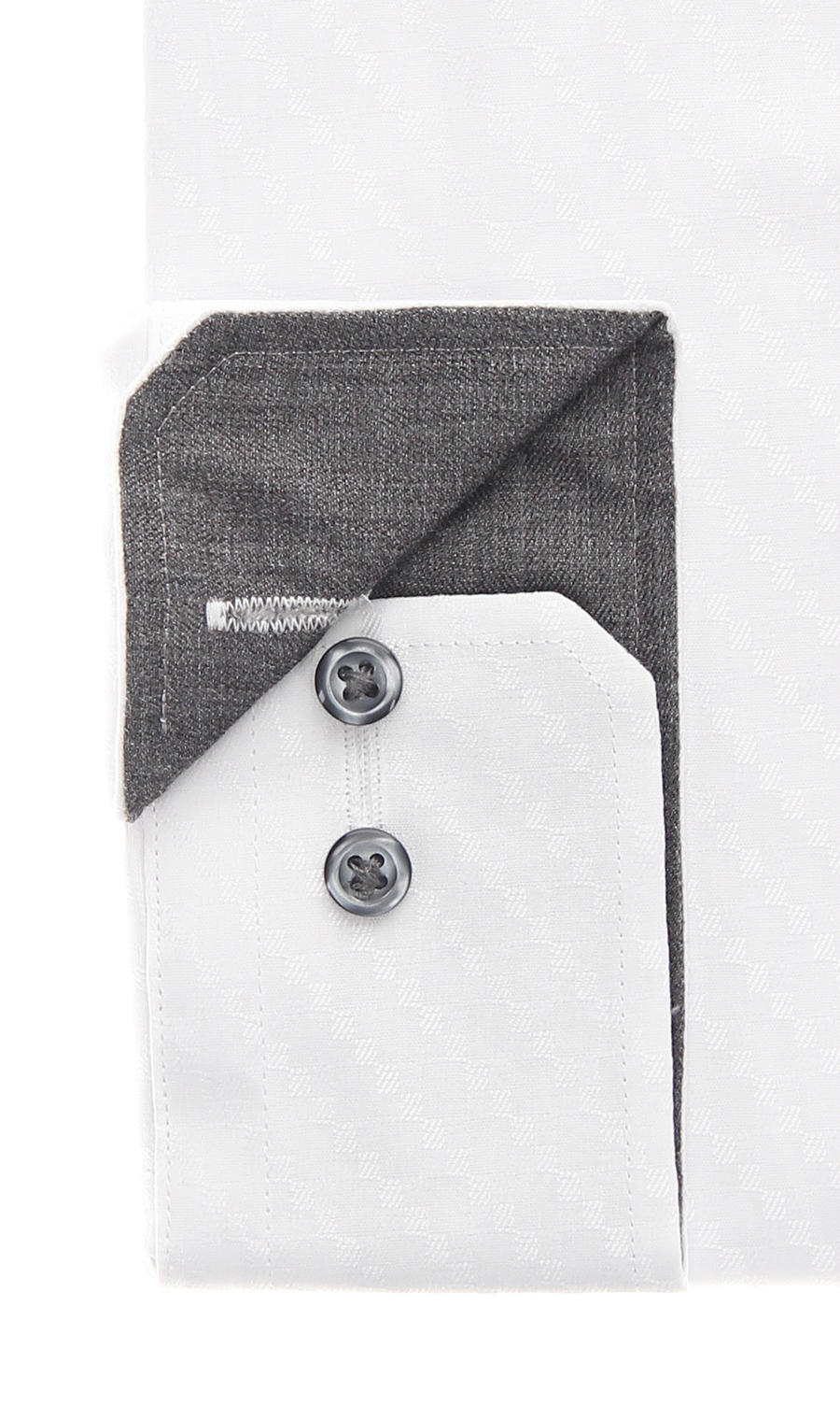 ボタンダウンワイシャツ【OEKO-TEX】 ホワイト 首周り:39cm,裄丈:82cm