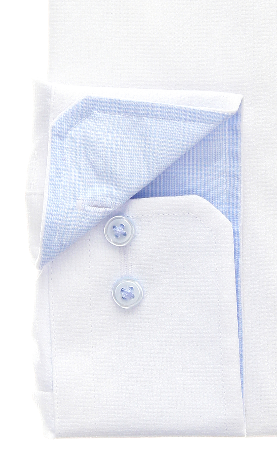 ボタンダウンワイシャツ【OEKO-TEX】 ホワイト 首周り:37cm,裄丈:78cm