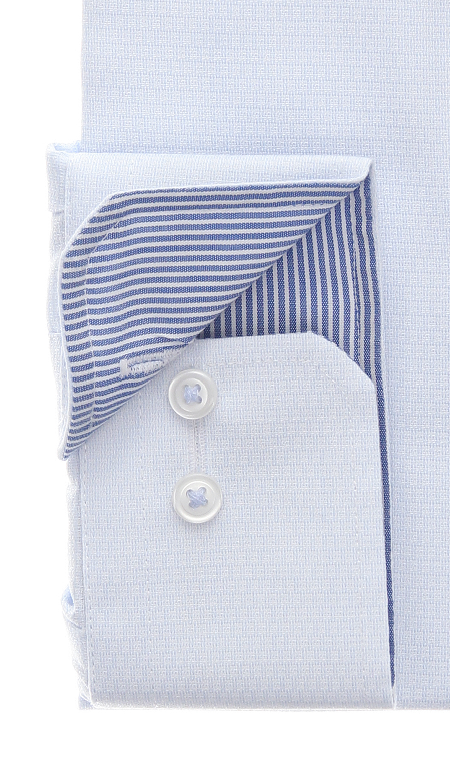 レギュラーカラーワイシャツ【OEKO-TEX】 ブルー 首周り:37cm,裄丈:78cm