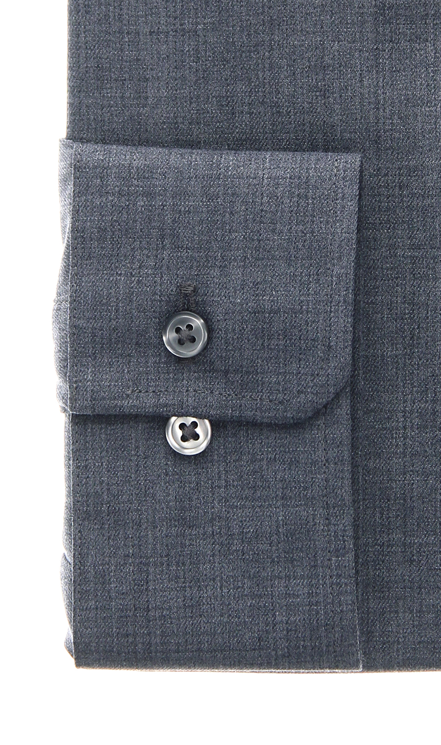 レギュラーカラーワイシャツ【NON IRON】【OEKO-TEX】 チャコール 首周り:37cm,裄丈:78cm