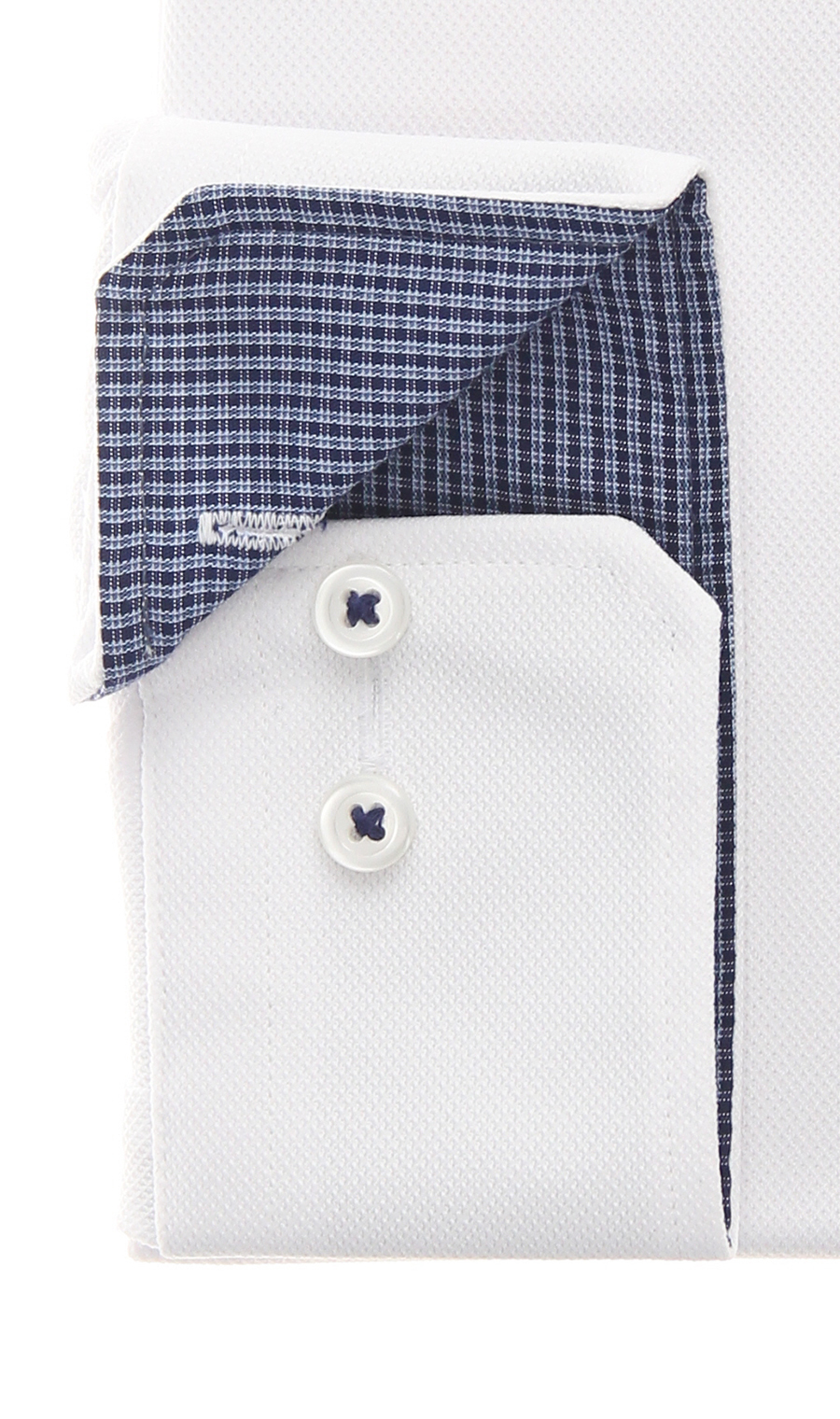 ワイドカラーワイシャツ【NON IRONTECH】【#すごシャツ】 ホワイト 首周り:37cm,裄丈:78cm