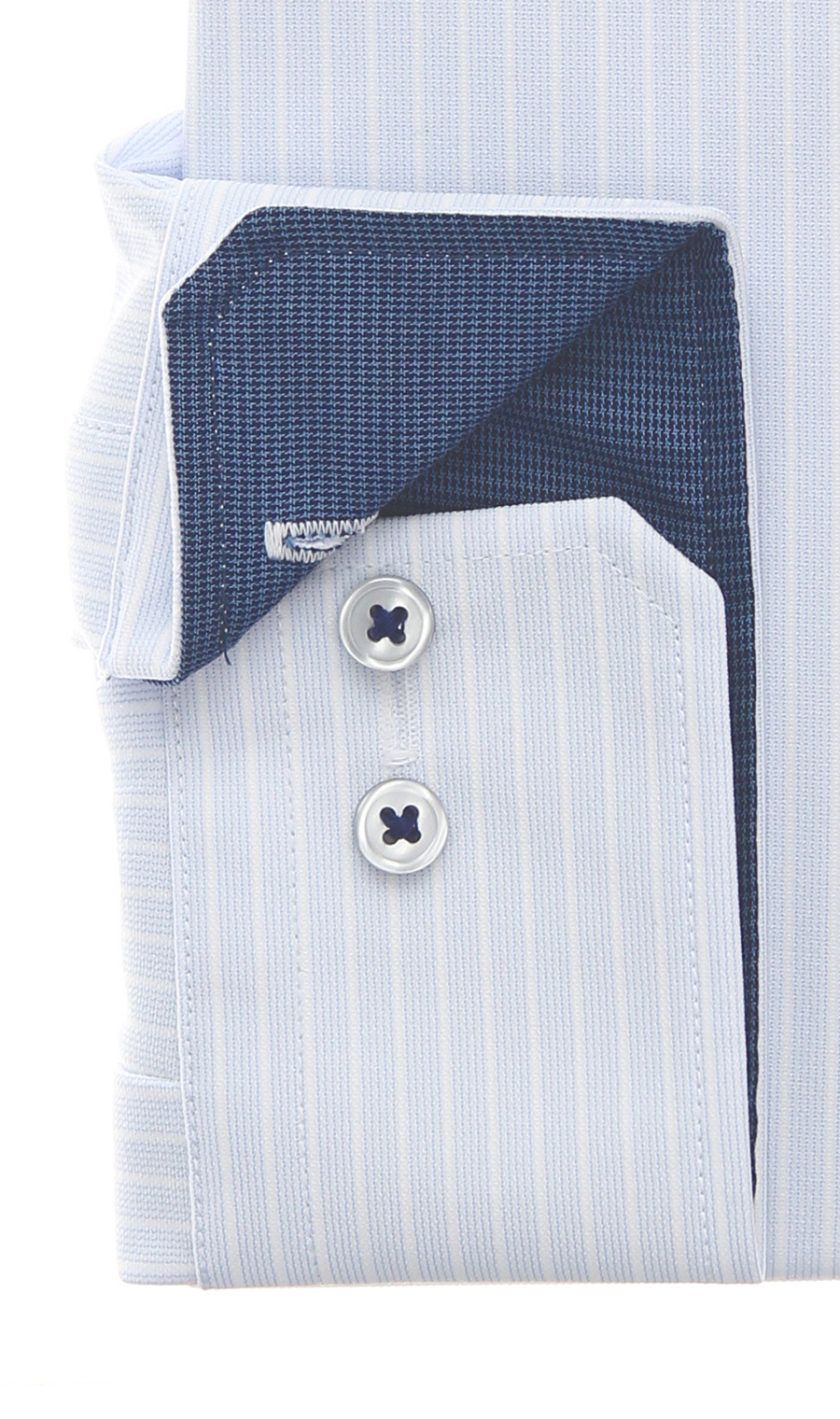 レギュラーカラーワイシャツ【NON IRONTECH】【#すごシャツ】 ブルー 首周り:37cm,裄丈:78cm