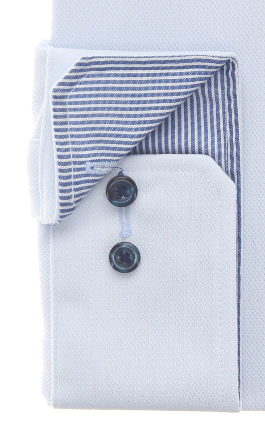 ワイドカラーワイシャツ【NON IRONTECH】【#すごシャツ】 ブルー 首周り:37cm,裄丈:78cm