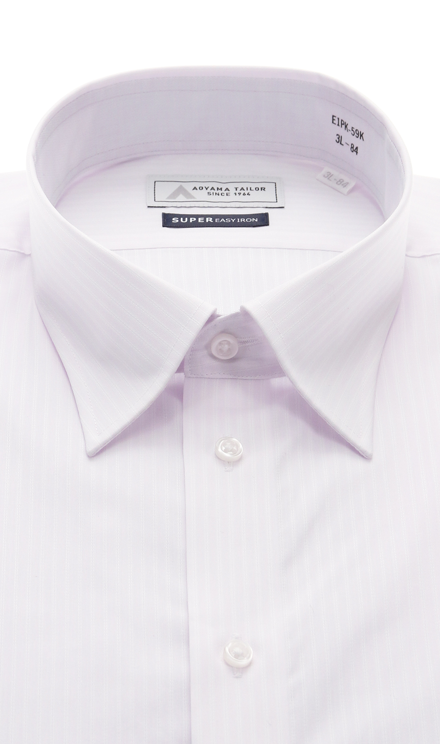 レギュラーカラーワイシャツ【キング&トール】 ピンク 首周り:45cm,裄丈:80cm