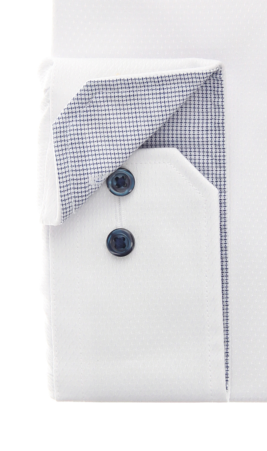 ボタンダウンワイシャツ【キング&トール】 ホワイト 首周り:45cm,裄丈:88cm