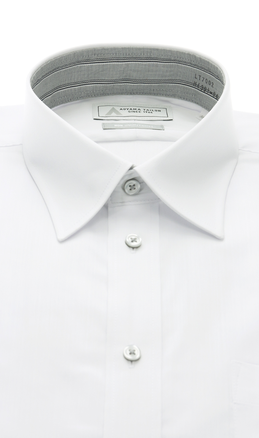 レギュラーカラーワイシャツ【NON IRONTECH】【＃すごシャツ】【TioTio PREMIUM】 ホワイト 首周り:37cm,裄丈:78cm