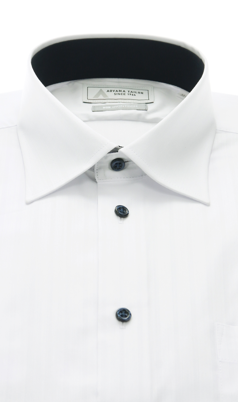 レギュラーカラーワイシャツ【NON IRONTECH】【＃すごシャツ】【TioTio PREMIUM】 ホワイト 首周り:37cm,裄丈:78cm