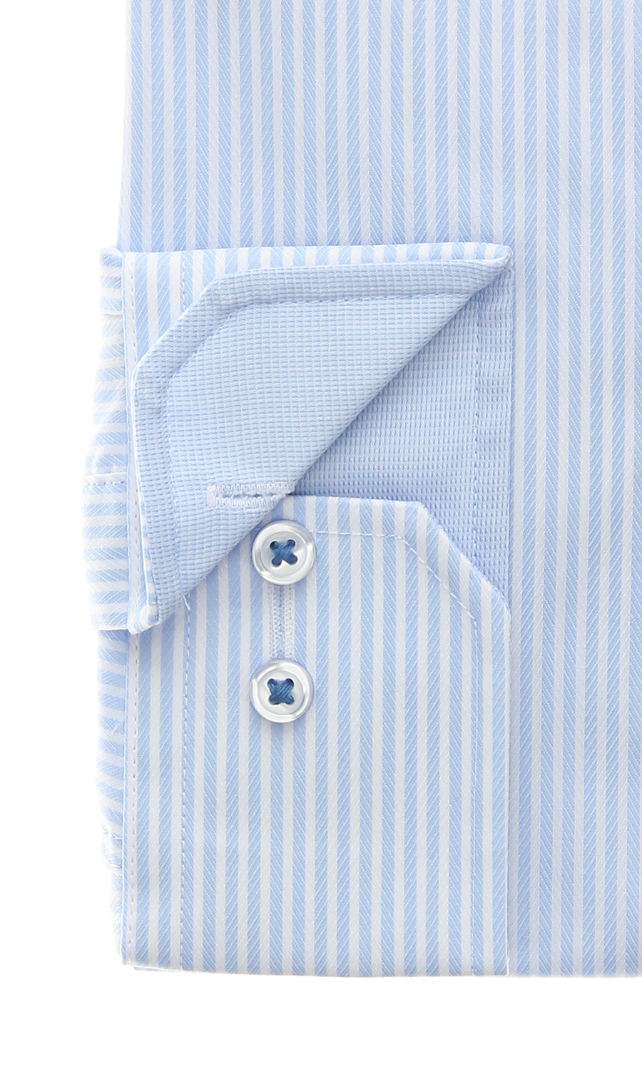 ボタンダウンワイシャツ【NON IRONTECH】【＃すごシャツ】【TioTio PREMIUM】 ブルー 首周り:37cm,裄丈:78cm