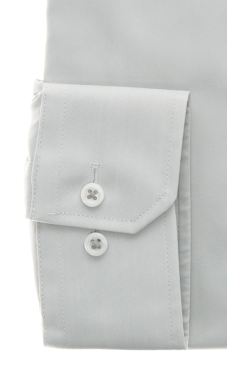 ワイドカラーワイシャツ【NON IRONTECH】【＃すごシャツ】【TioTio PREMIUM】 グレー 首周り:37cm,裄丈:78cm