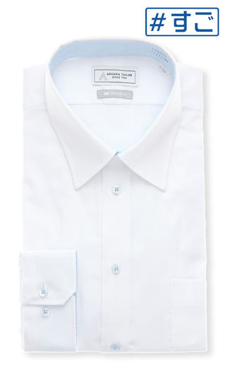 レギュラーカラーワイシャツ【NON IRONTECH】【#すごシャツ】【TioTio PREMIUM】