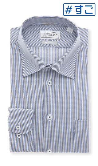 ワイドカラーワイシャツ【NON IRONTECH】【#すごシャツ】【TioTio PREMIUM】