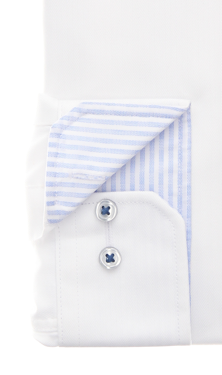 レギュラーカラーワイシャツ【OEKO-TEX】 ホワイト 首周り:37cm,裄丈:78cm