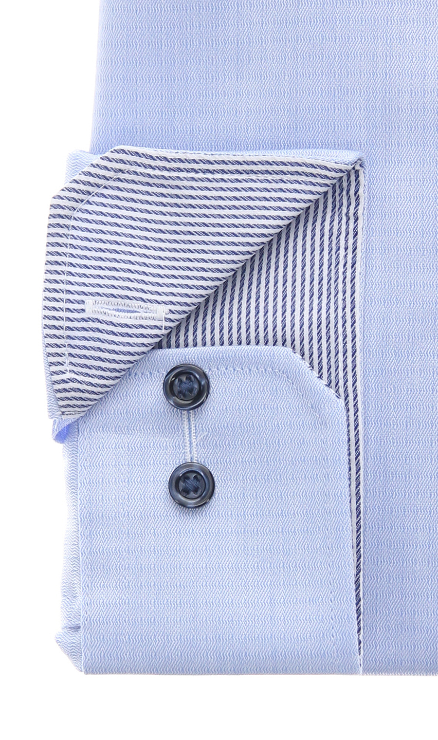 ワイドカラーワイシャツ【NON IRON】【OEKO-TEX】 ブルー 首周り:39cm,裄丈:80cm