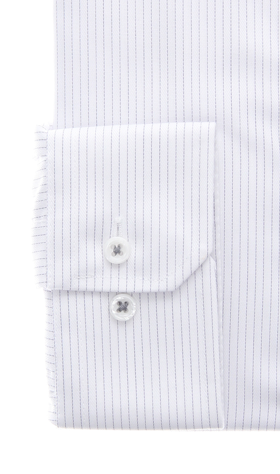 ボタンダウンワイシャツ【NON IRON】【OEKO-TEX】 グレー 首周り:37cm,裄丈:82cm