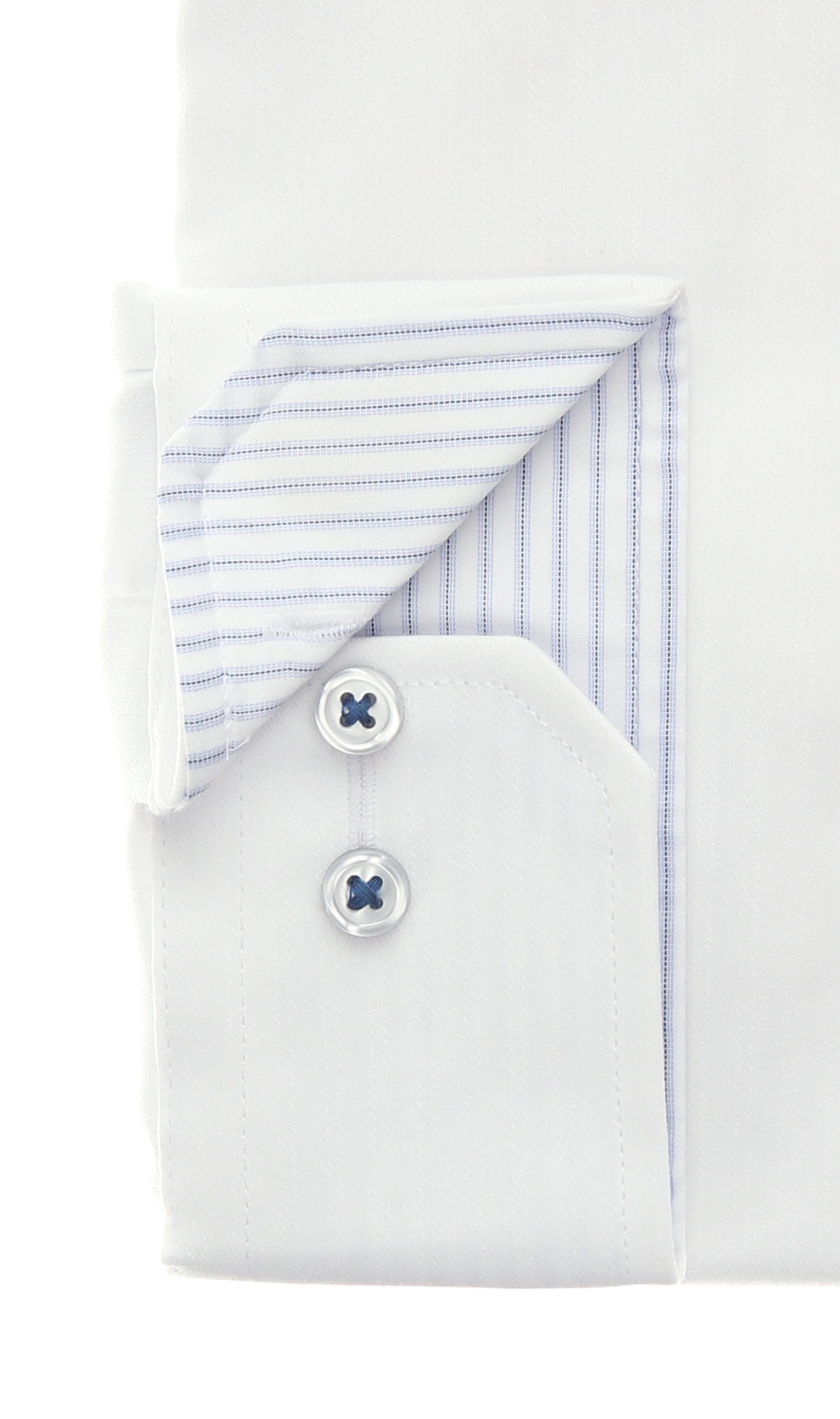 ワイドカラーワイシャツ【OEKO-TEX】 ホワイト 首周り:37cm,裄丈:78cm