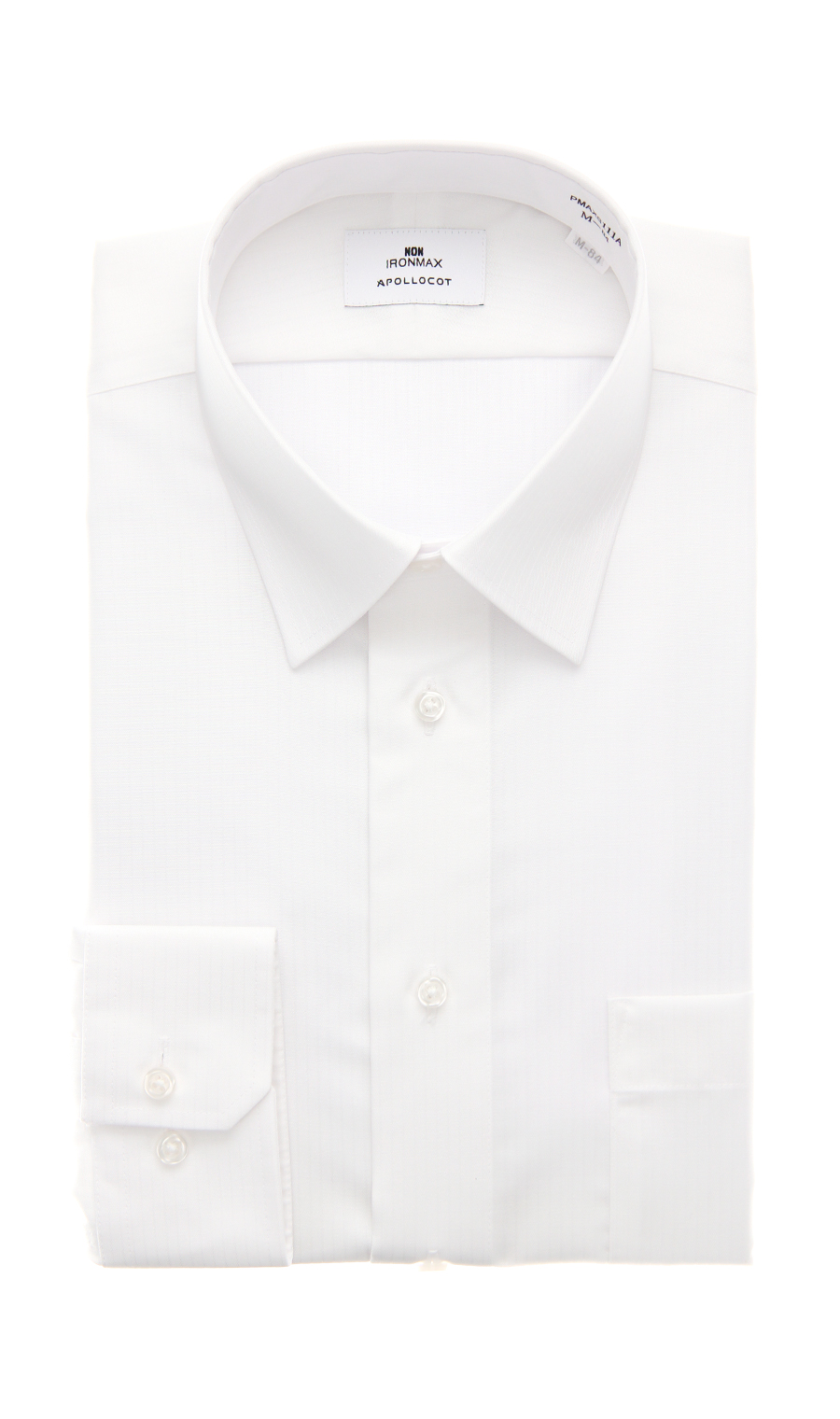 ☆金剛筋シャツMサイズ 2枚セット ホワイト☆① ワイドカラースタイリッシュワイシャツ【NON IRONMAX