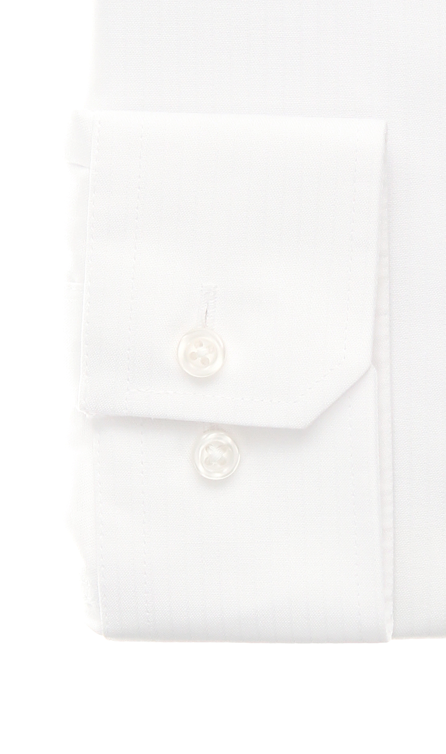 レギュラーカラースタイリッシュワイシャツ【NON IRONMAX】 ホワイト 首周り:37cm,裄丈:78cm