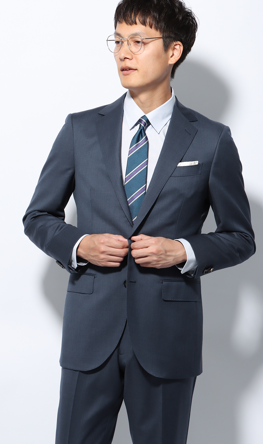 【あおさま専用‼︎】 レギュラーカラースタイリッシュワイシャツ【NON IRONMAX