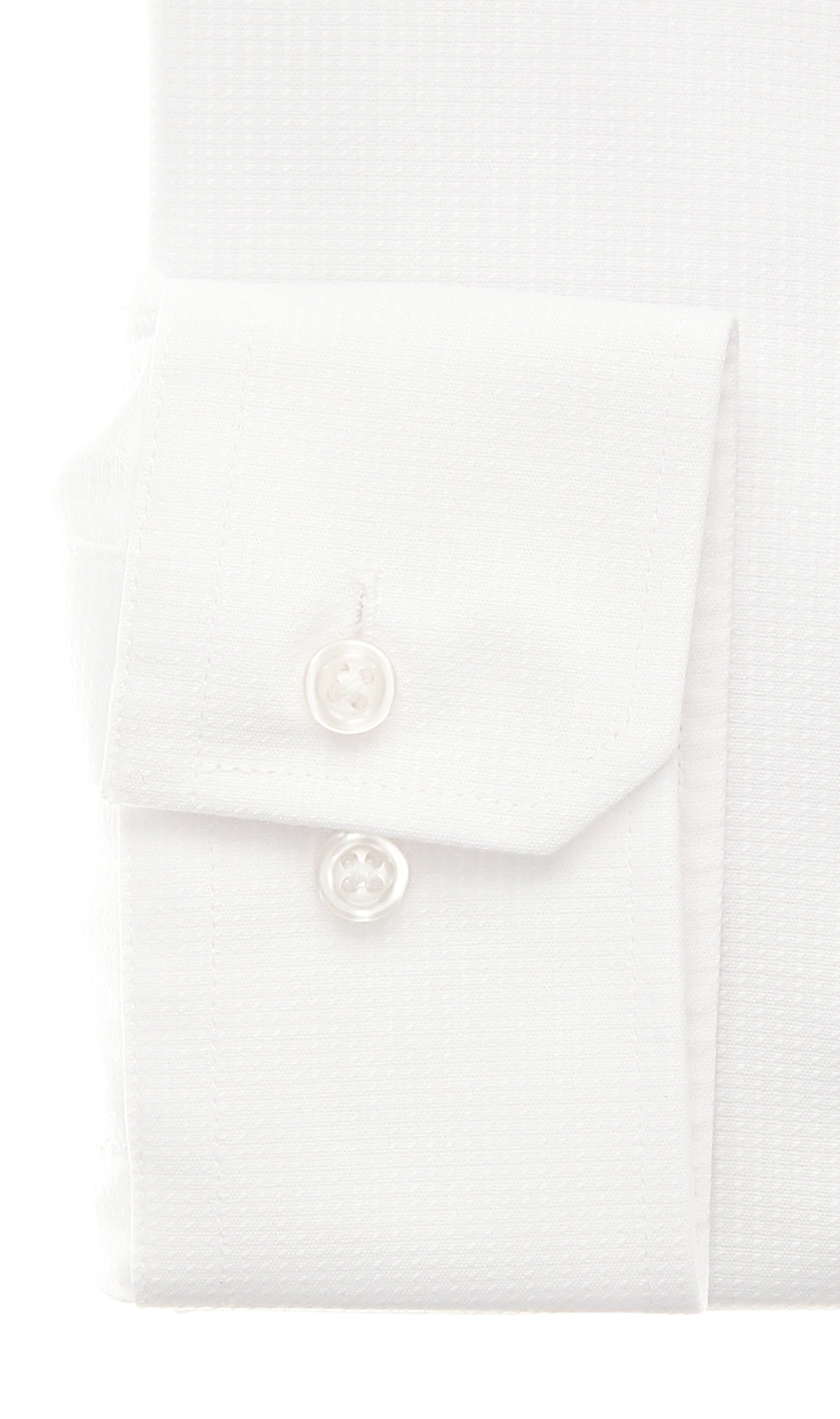 ボタンダウンスタイリッシュワイシャツ【NON IRONMAX】 ホワイト 首周り:37cm,裄丈:78cm