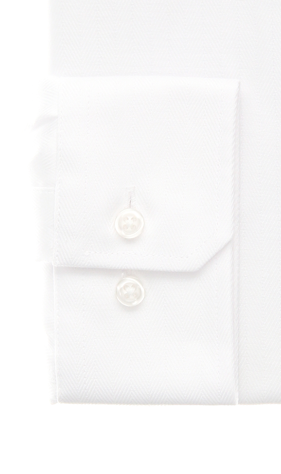 ボタンダウンスタイリッシュワイシャツ【NON IRONMAX】 ホワイト 首周り:37cm,裄丈:82cm