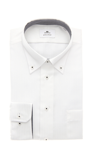 ボタンダウンスタイリッシュワイシャツ【NON IRONMAX】