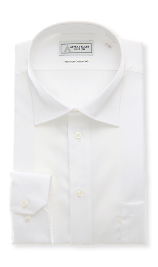 ワイドカラーワイシャツ【NON IRON COTTON 100】