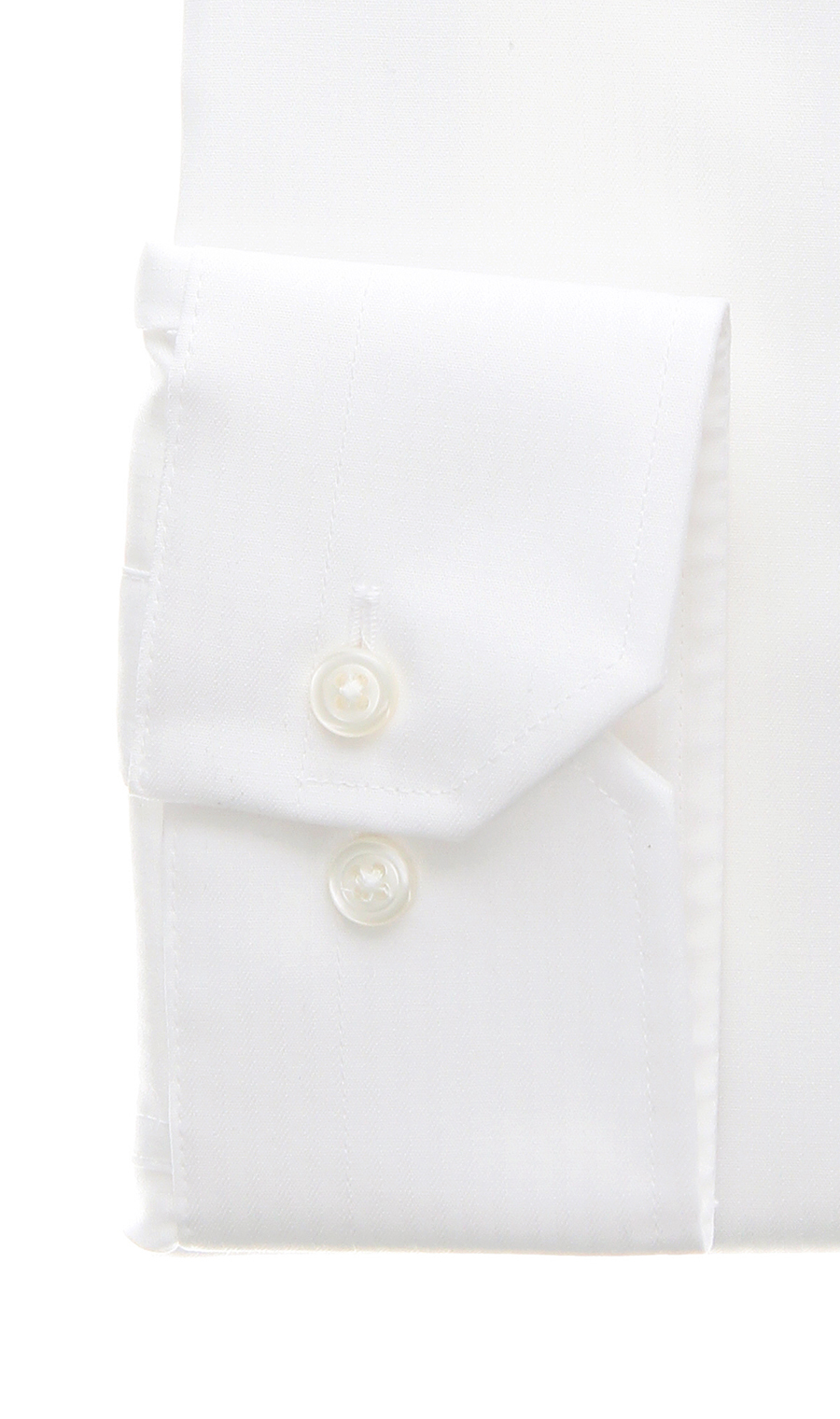 ワイドカラーワイシャツ【NON IRON COTTON 100】 ホワイト 首周り:41cm,裄丈:86cm