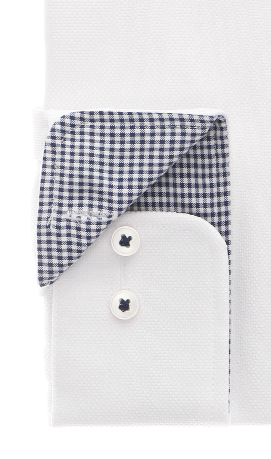 ワイドカラースタイリッシュワイシャツ【CONTROLα】 ホワイト 首周り:37cm,裄丈:82cm