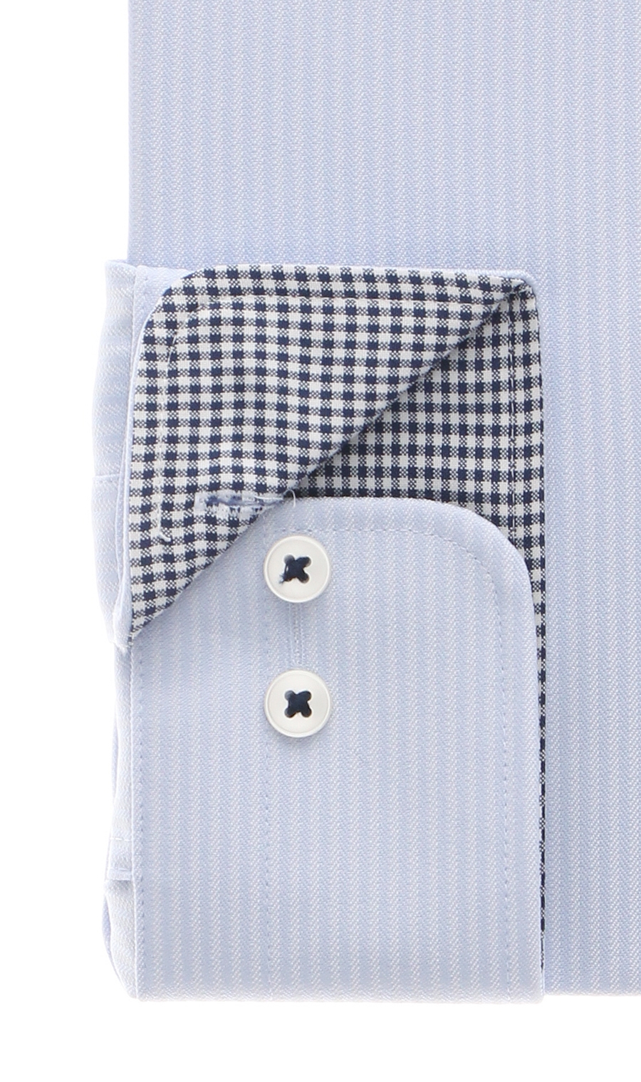 ワイドカラースタイリッシュワイシャツ【CONTROLα】 ブルー 首周り:37cm,裄丈:82cm