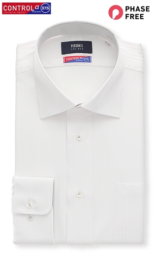 ワイドカラースタイリッシュワイシャツ【CONTROLα】