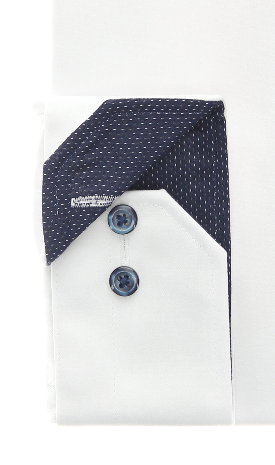 ワイドカラーワイシャツ【キング＆トール】【OEKO-TEX】 ホワイト 首周り:45cm,裄丈:84cm