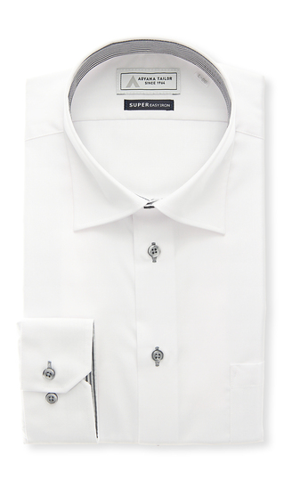 ワイドカラーワイシャツ【OEKO-TEX】