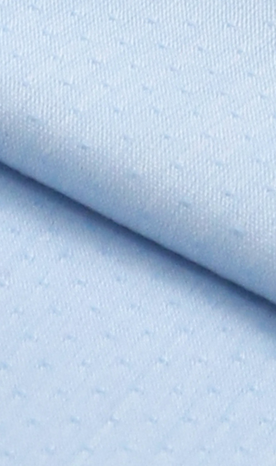 ワイドカラーワイシャツ【OEKO-TEX】 ブルー 首周り:37cm,裄丈:78cm