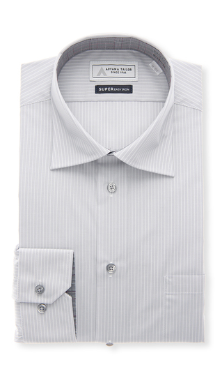 Wide collar dress shirt [OEKO-TEX]