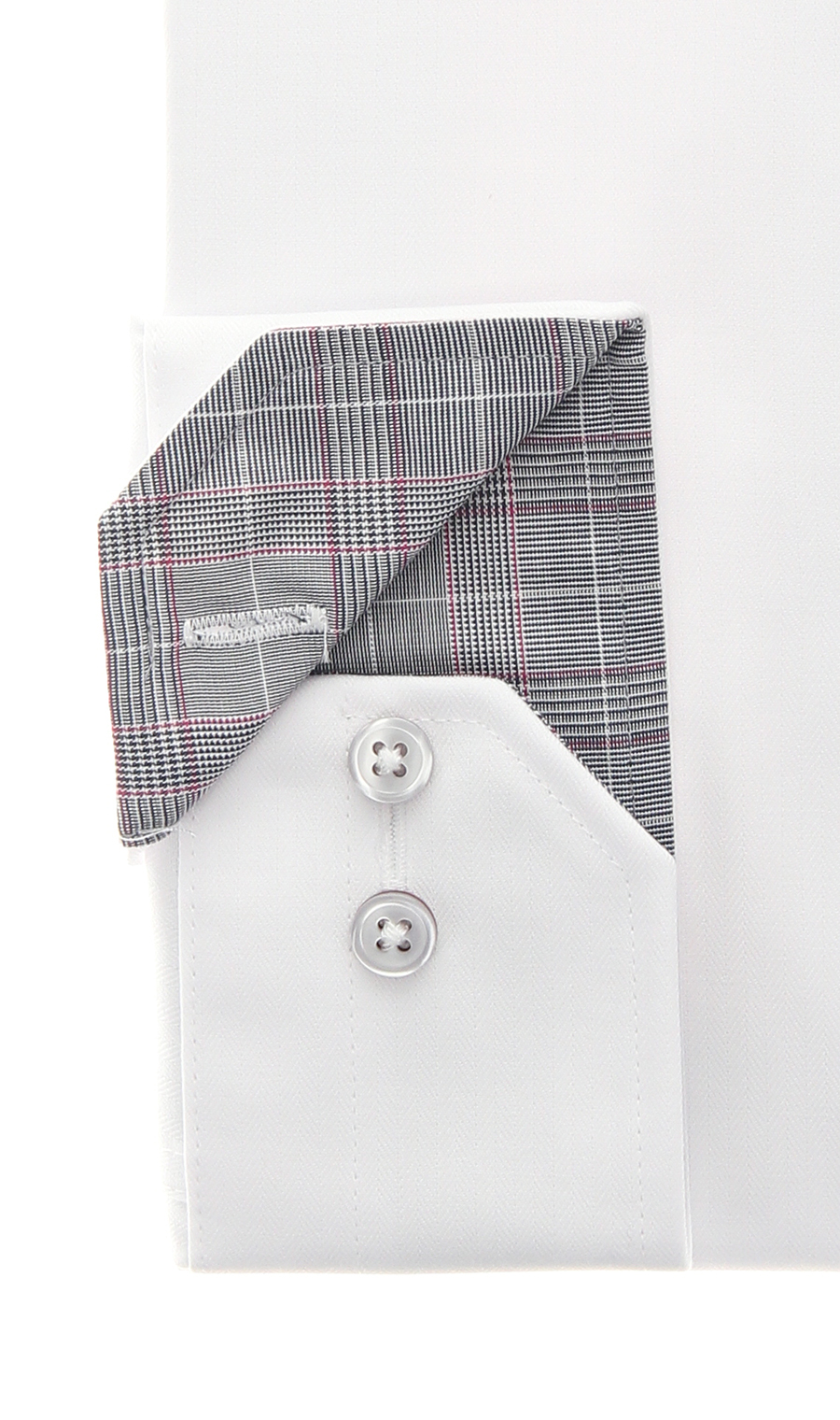 ボタンダウンワイシャツ【OEKO-TEX】 ホワイト 首周り:37cm,裄丈:78cm