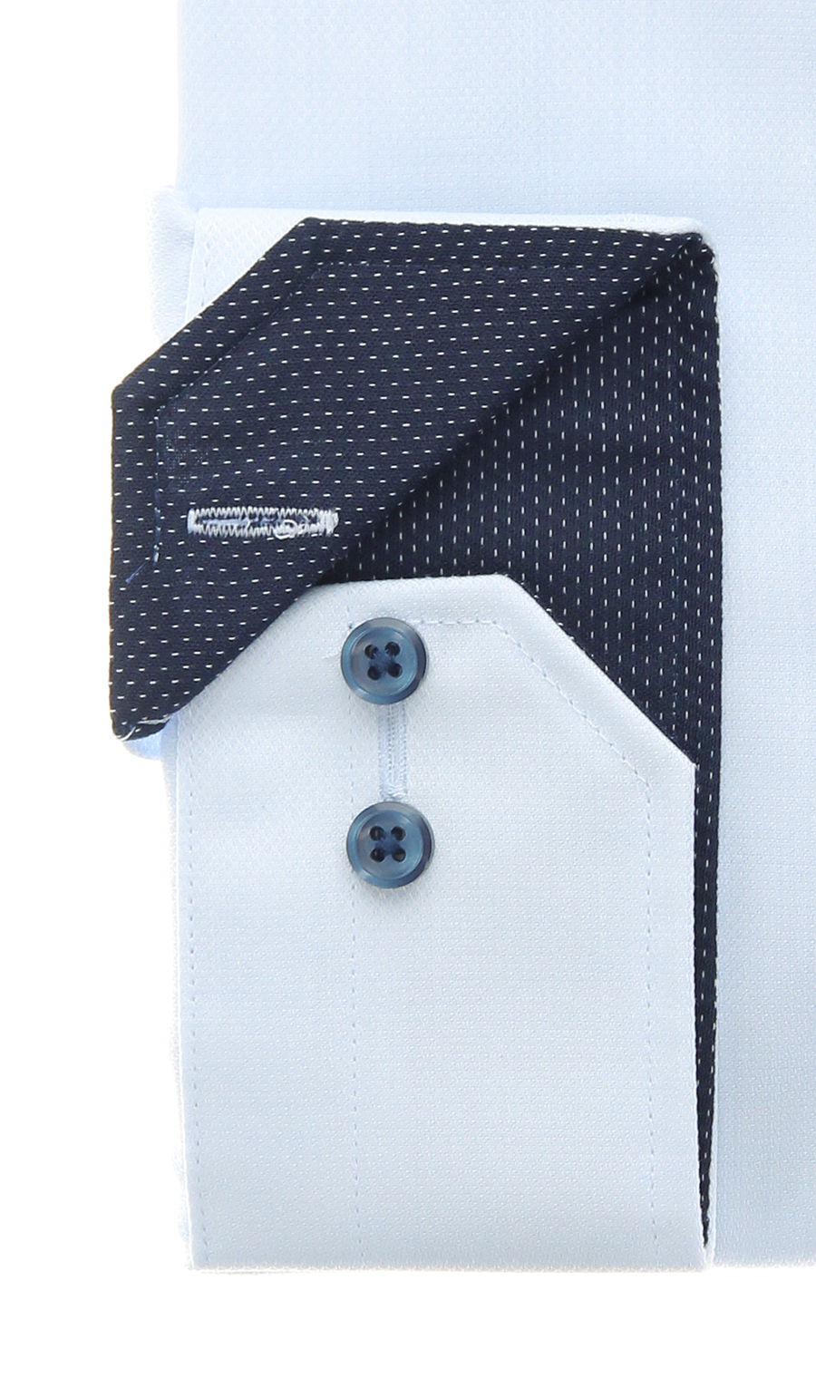 ボタンダウンワイシャツ【キング＆トール】【OEKO-TEX】 ブルー 首周り:45cm,裄丈:84cm