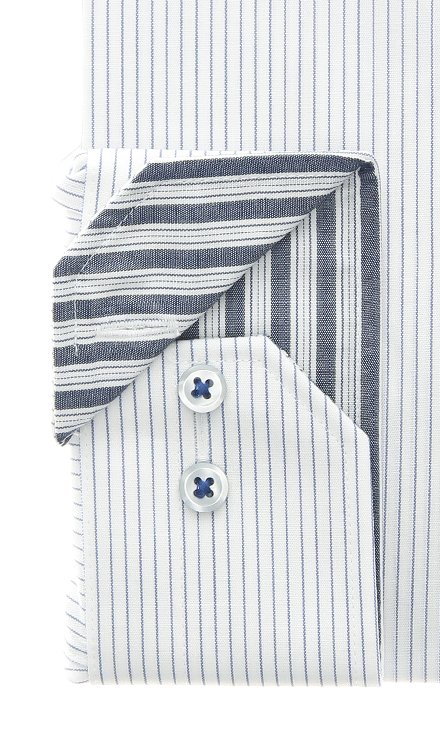 ボタンダウンワイシャツ【OEKO-TEX】 ブルー 首周り:37cm,裄丈:78cm