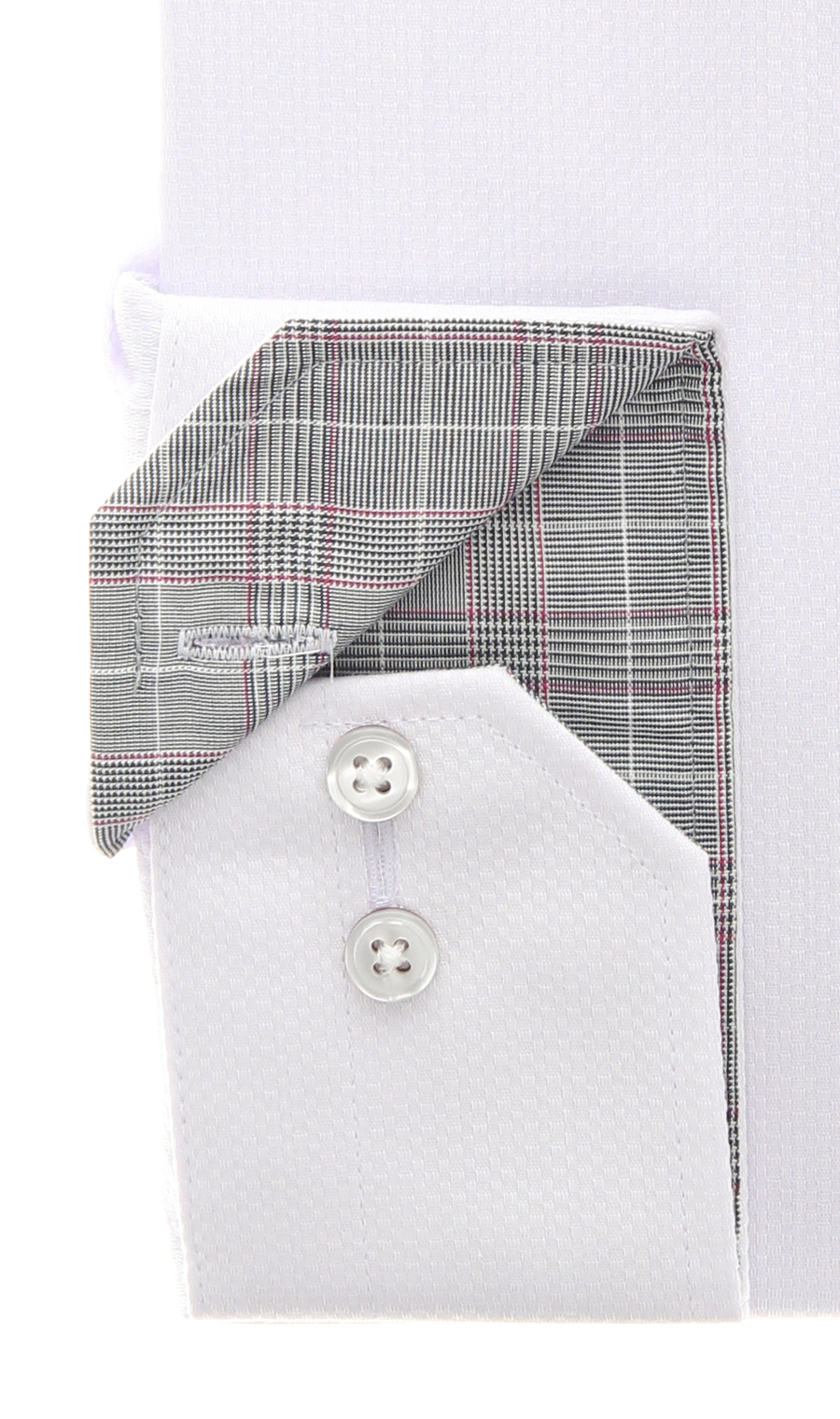 ボタンダウンワイシャツ【OEKO-TEX】 パープル 首周り:37cm,裄丈:78cm