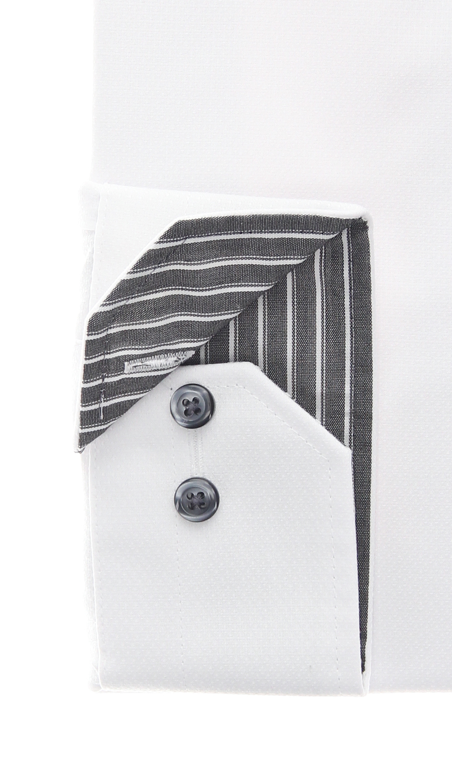 レギュラーカラーワイシャツ【OEKO-TEX】 ホワイト 首周り:37cm,裄丈:78cm