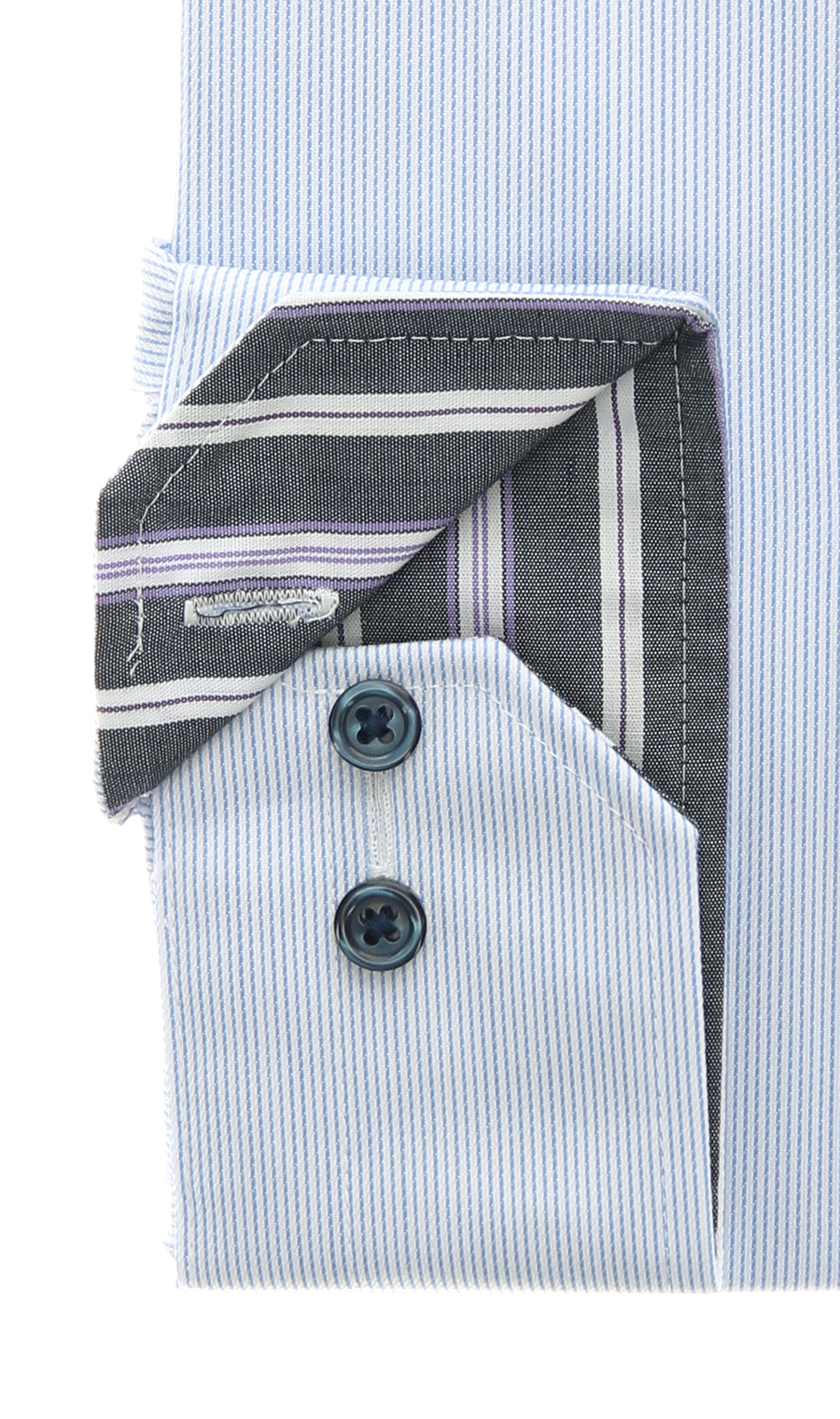 レギュラーカラーワイシャツ【OEKO-TEX】 ブルー 首周り:37cm,裄丈:78cm