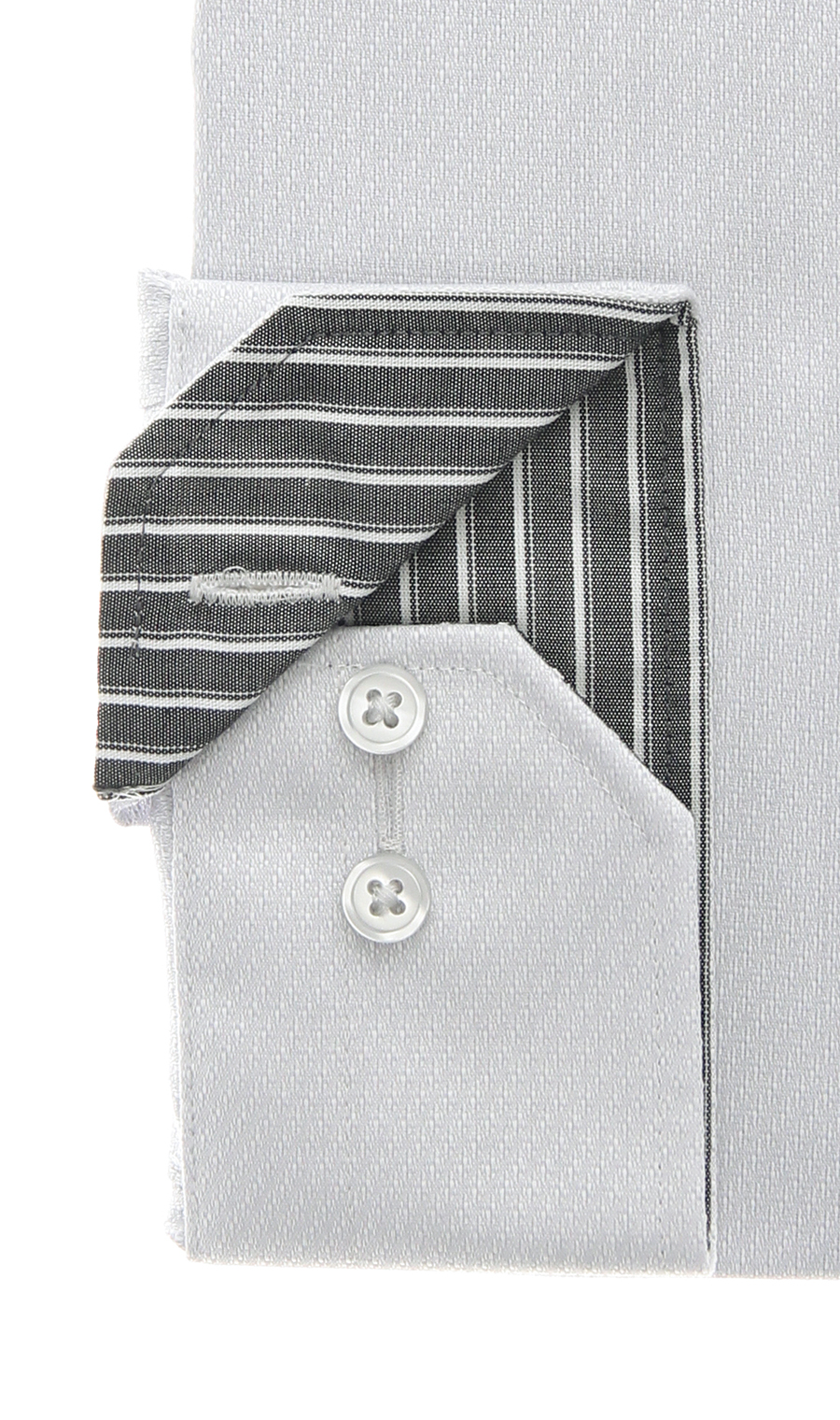 レギュラーカラーワイシャツ【キング＆トール】【OEKO-TEX】 ライトグレー 首周り:45cm,裄丈:84cm