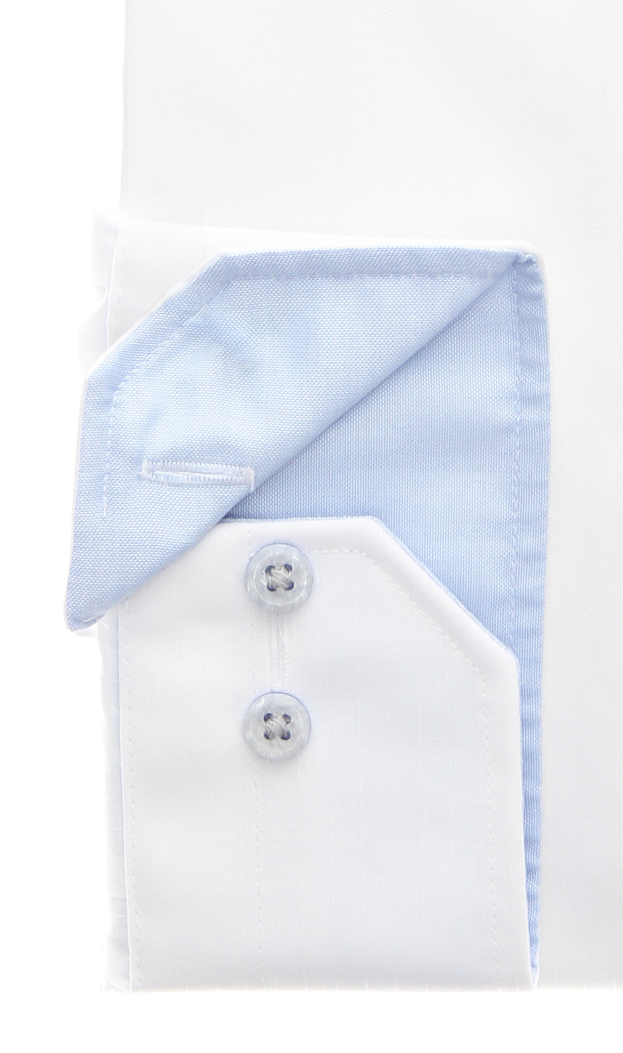 ボタンダウンワイシャツ【NON IRON】【OEKO-TEX】 ホワイト 首周り:43cm,裄丈:82cm