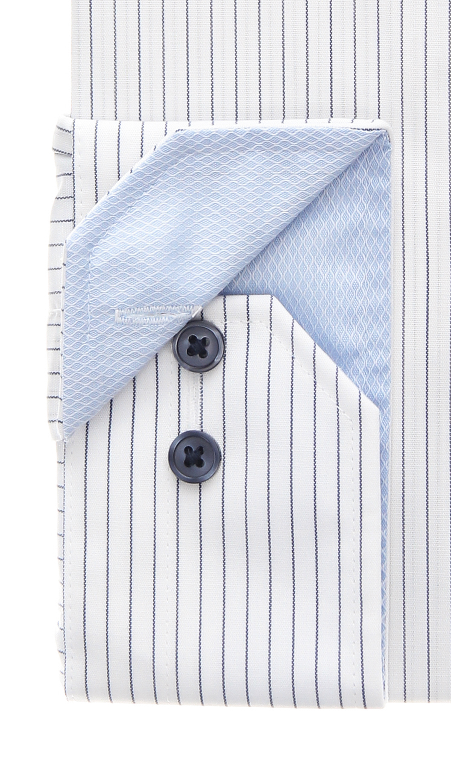 ボタンダウンワイシャツ【NON IRON】【OEKO-TEX】 ブルー 首周り:39cm,裄丈:84cm