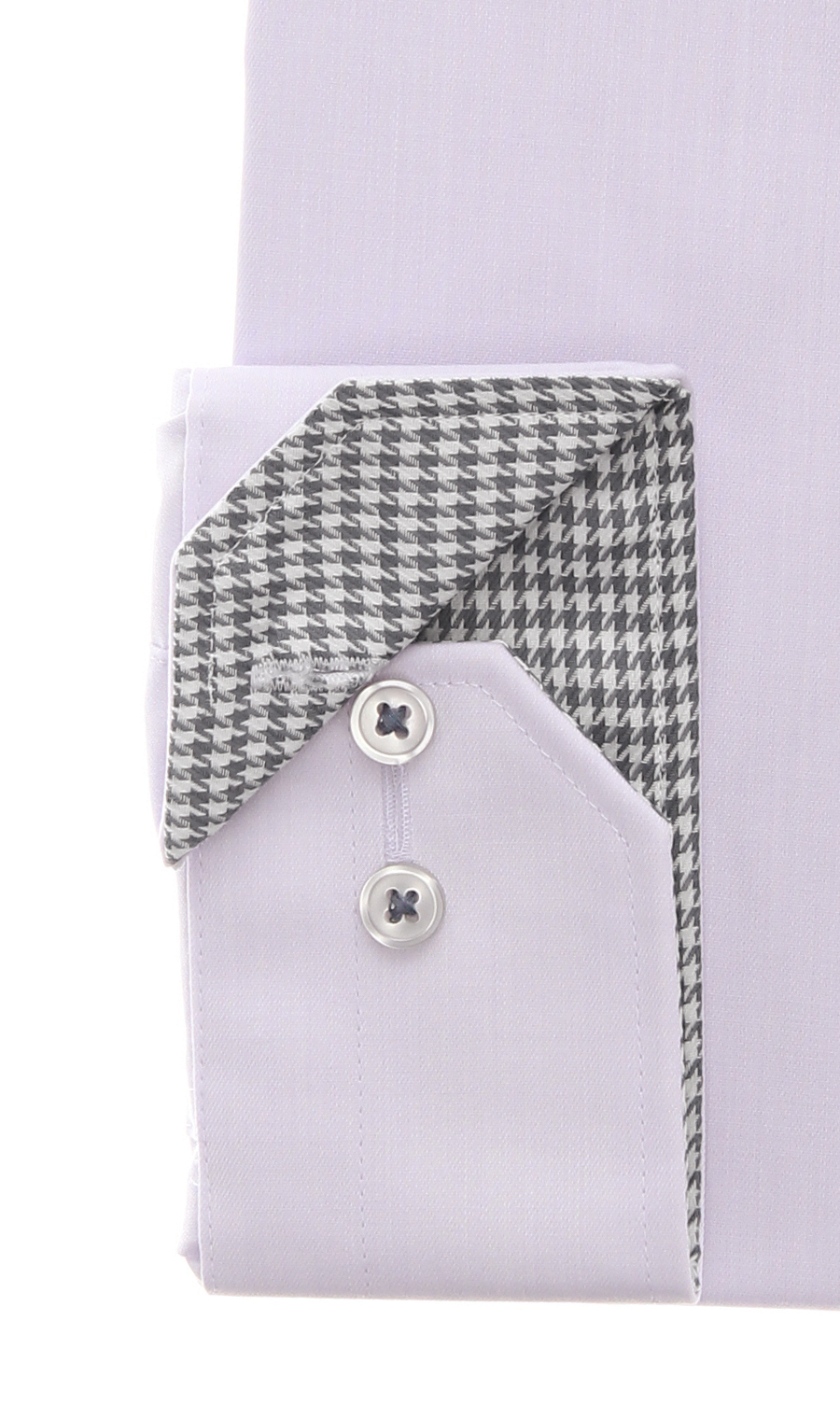 ワイドカラーワイシャツ【キング&トール】【OEKO-TEX】 パープル 首周り:45cm,裄丈:84cm