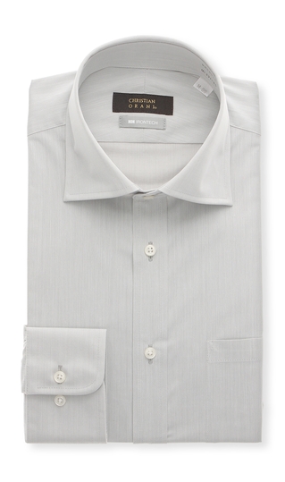 ワイドカラースタイリッシュワイシャツ《NON IRONTECH》《HAND IRON》